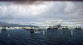 Bombardeo de los fuertes de El Callao Museo Naval--Rafael Monleon
