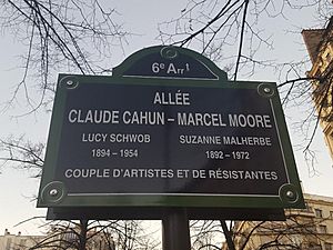 Archivo:Claude Cahun Marcel Moore Paris