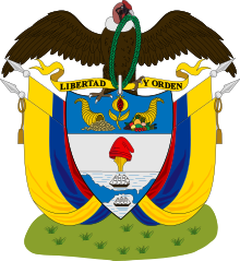 Coat of arms of Colombia (1890).svg