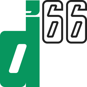 D66 logo (1966–1985)