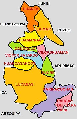 Archivo:División Politica de Ayacucho