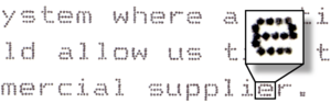 Archivo:Dot matrix example text