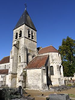 Eglise St Georges de Presles et Thierny P1070747.JPG