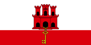 Archivo:Flag of Gibraltar