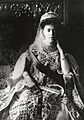 Grand Duchess Olga Alexandrovna wearing the traditional dress of the Russian court