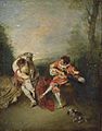 Jean-Antoine Watteau - La Surprise