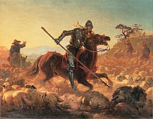 Archivo:Johann Baptist Zwecker Don Quijote 1854