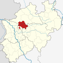 Locator map RE in North Rhine-Westphalia.svg