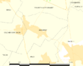 Map commune FR insee code 14014