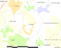 Map commune FR insee code 14344