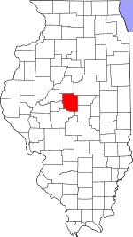 Map of Illinois highlighting Logan County.svg
