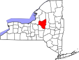 Map of New York highlighting Oneida County.svg
