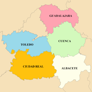 Archivo:PROVINCIAS DE CASTILLA-LA MANCHA