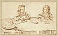 Portraits of Serafino and Francesco Falzacappa, by Pier Leone Ghezzi (Getty 1095NA)