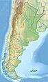 Relief Map of Argentina