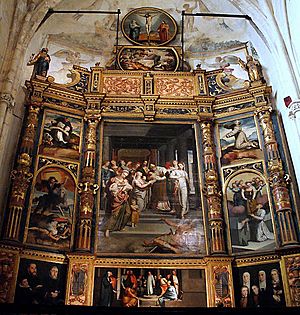 Archivo:Retablo de la capilla del Mariscal. (Catedral de Sevilla)