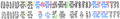 Rongorongo ligatures