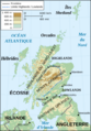 Scotland topographic map small-fr