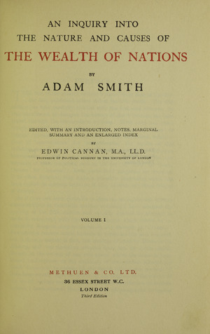Archivo:Smith - Inquiry into the nature and causes of the wealth of nations, 1922 - 5231847