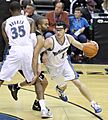 Trevor Booker, Tony Parker and Kirk Hinrich