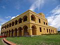 Vista diagonal del Castillo de San Antonio de Salgar. Puerto Colombia. Atlántico. Colombia