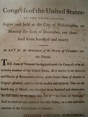 Archivo:Acta de Admisión de Vermont en los Estados Unidos 1794