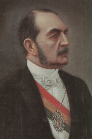 Archivo:Aniceto Arce. Gorostiaga, Isaac. c. 1900s, Círculo Militar, La Paz