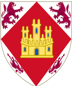 Arms of Sancho of Castile (son of Alfonso XI el Justiciero).svg