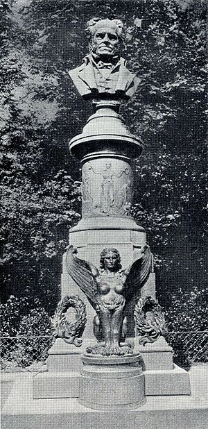 Archivo:Arthur-Schopenhauer-Denkmal in Frankfurt am Main, 1910