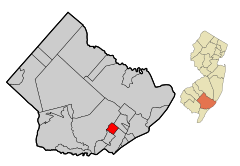 Atlantic County New Jersey Incorporated and Unincorporated areas Northfield Highlighted.svg