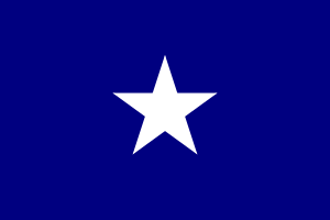 Archivo:Bonnie Blue flag of the Confederate States of America