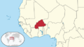 Burkina Faso in its region