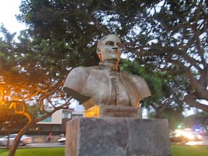 Archivo:Busto de Jose Matias Delgado en Lima, Peru