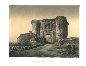 Archivo:Castillo de Astorga, 1857