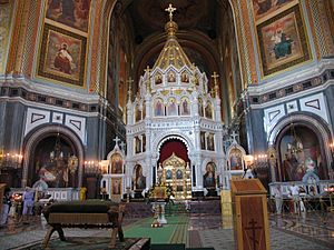 Archivo:Cathedral of Christ the Saviour in Moscow 04