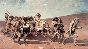 Archivo:Cormon, Fernand - Cain flying before Jehovah's Curse