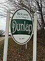 Dunlap sign