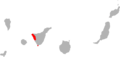 Gallotia intermedia range Map