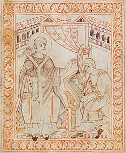 Archivo:Gregory I - Antiphonary of Hartker of Sankt Gallen