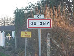 Guigny - Panneau d'entrée.JPG