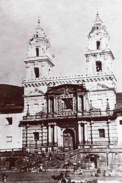 Archivo:Iglesia de San Francisco, Quito (1868)