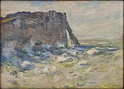 La Porte d'Aval by Claude Monet