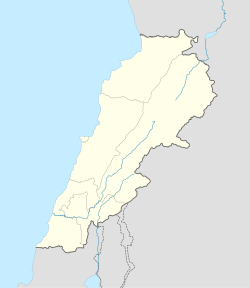 Tiro ubicada en Líbano