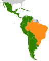 Map-Romance Latin America