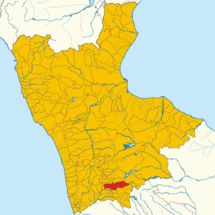 Map of Rogliano (Province of Cosenza, region Calabria, Italy 2024).svg