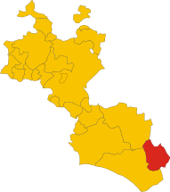 Map of comune of Niscemi (province of Caltanissetta, region Sicily, Italy).svg