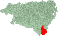 Mapa de Laruns (Departamento de Pirineos Atlánticos)