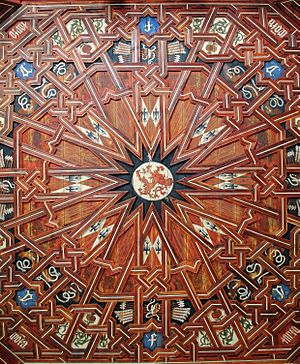 Archivo:Monasterio de San Juan de los Reyes Mudejar ceiling
