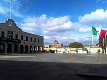 Archivo:Plaza Constitución in Actopan, Hidalgo (México). 06