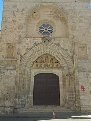 Portada de la capilla de San Ildefonso del desaparecido convento de la Stma. Trinidad de Burgos 2.jpg